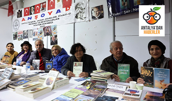 13. Antalya Kitap Fuarı’nda yerel yazarlar kitaplarını tanıtıyor